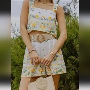 Antonio Melani x Style by Simkins Lindsey Printed Linen Blend Set f